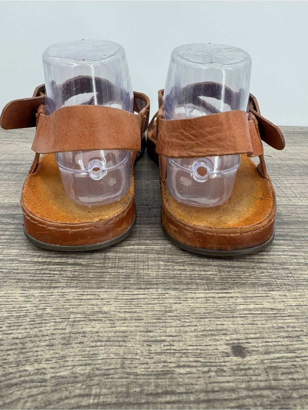 Chaco Wayfarer Rust Brown Leather Womens Straps Buckle Sandals - Picture 6 of 11
